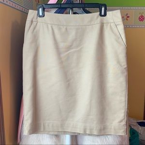 Khaki Business Skirt